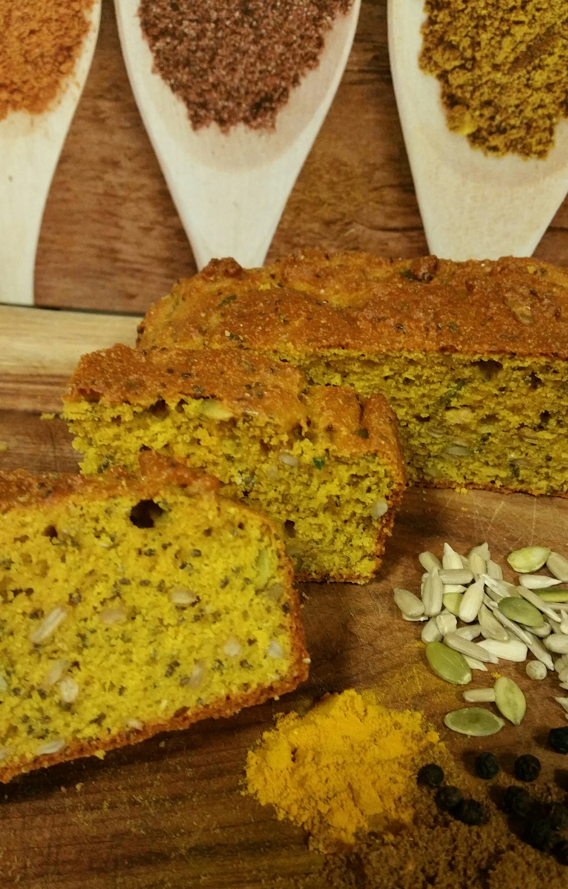 GF Reduced Carb Lupin Turmeric Seed bread - Professor Kouris Nutrition